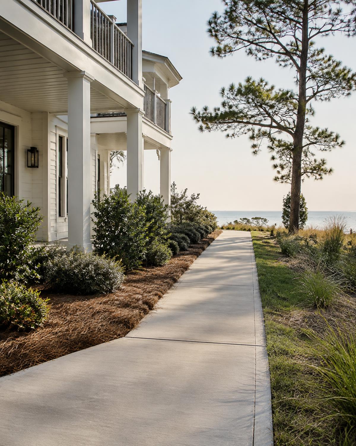 Concrete sidewalks & walkways